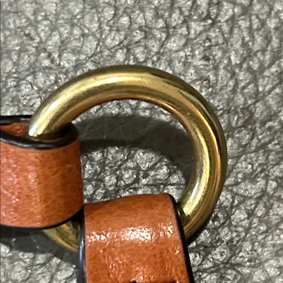 Coach Tan Leather Bag Strap Swivel Clasp NWOT project or hardware, plastic on - Picture 7 of 10